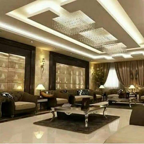 Roof Ceiling - Gypsum Ceiling - false ceiling - Interior Designing 12