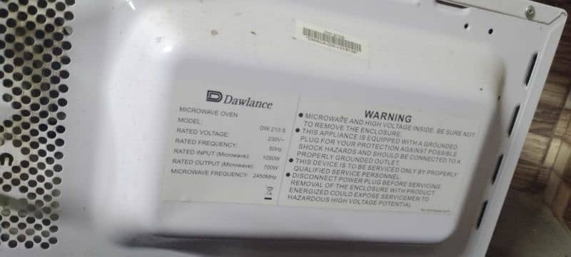 Dawlance Microwave oven 0