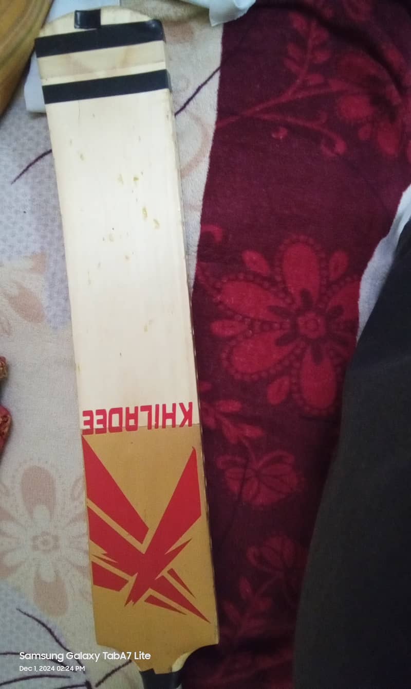 Cricket tape ball bat coconut wood 2