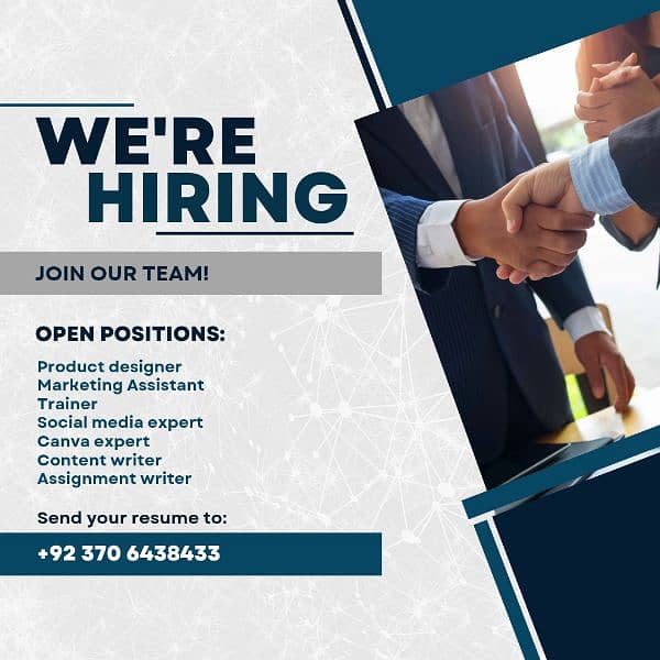 we are hiring as part time job 0