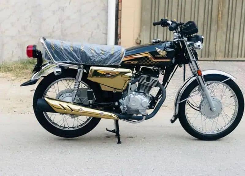 Honda 125cc spical Gold edition New Brand 3