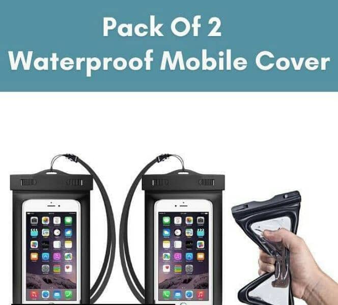 Waterproof Mobile Cover - Pack Of 2 3