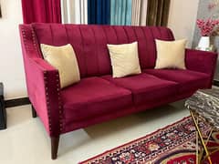 5 seater velvet sofa set for sale