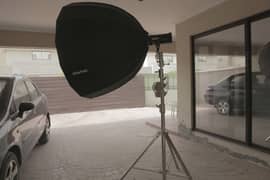 Nicefoto Octa 120cm with heavy duty commercial grade Cstand for shoots