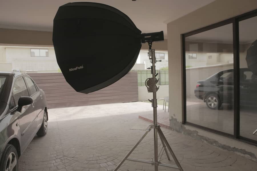 Nicefoto Octa 120cm with heavy duty commercial grade Cstand for shoots 0