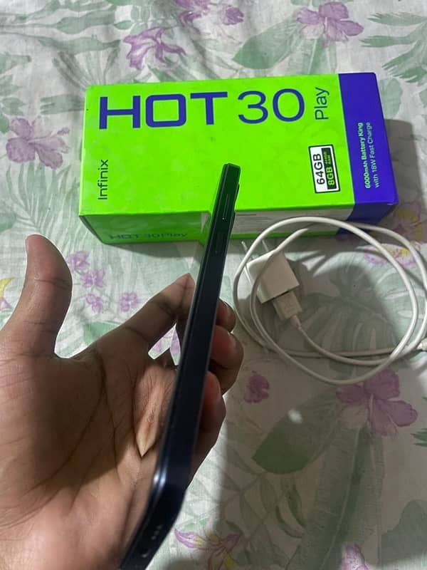 infinix Hot 30 Play With Box Charger PTA Approved 2