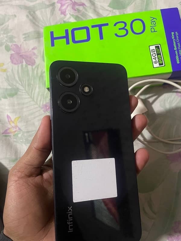 infinix Hot 30 Play With Box Charger PTA Approved 4