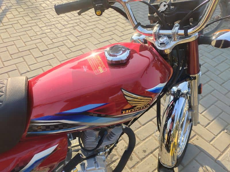 honda cg 125 2024 golden number 2