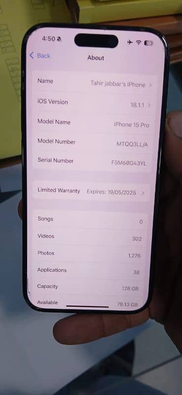 iPhone 15 Pro USA LLA Non Pta 8