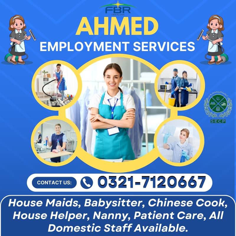 Nurse , Patient Care, Nanny , Attendane , Maids , Cook , Chef , Driver 7