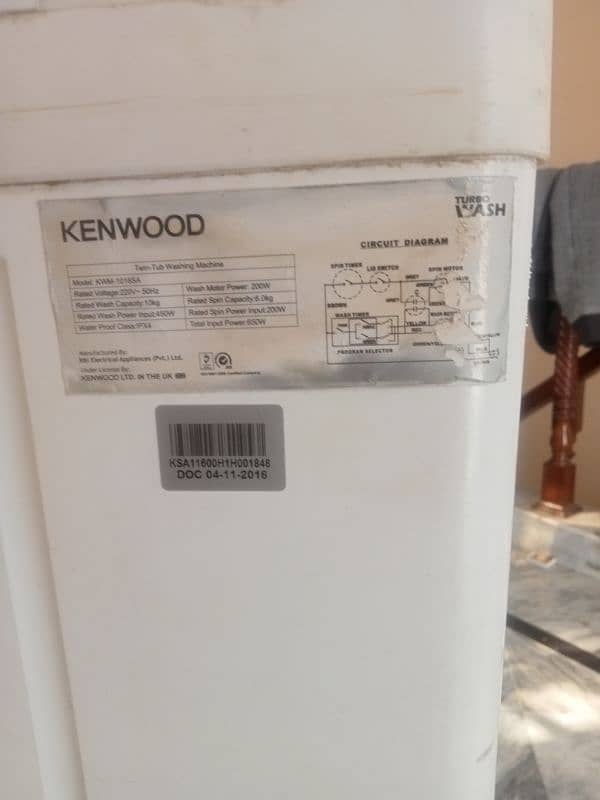 Kenwood 19 kg Washing Machine 5