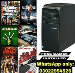 All Ok PC with i3 3rd generation, 8 gb ram, 500gb hard disk,