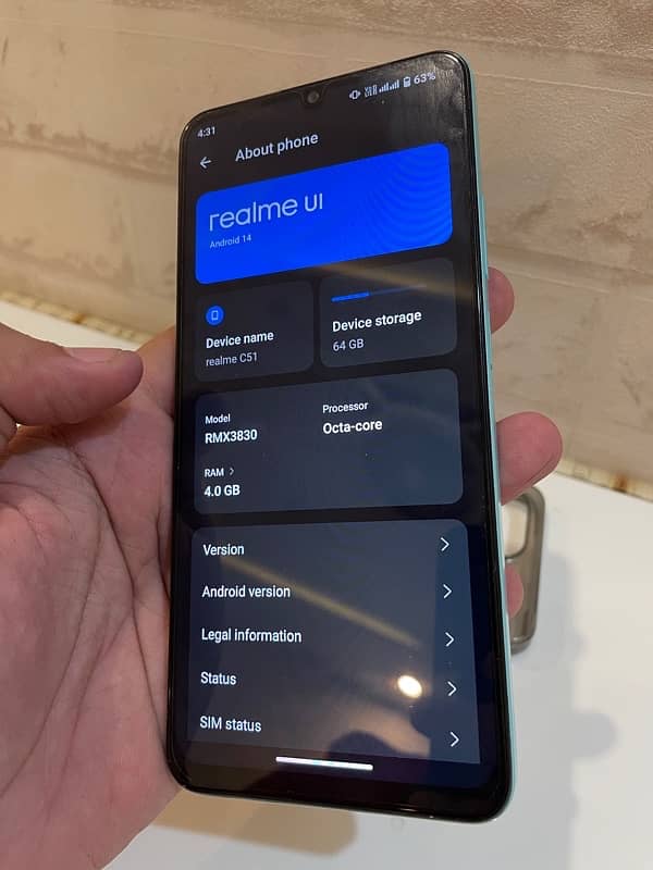 Realme C51 ( 4gb 64gb ) 3 Days Use Only 5