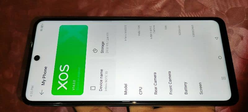 Infinix Note 30 8+8 Ram 256GB Room With Complete Box 3