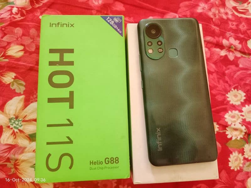 Infinix hot 11s   Full box pta proved 4+3/128 0