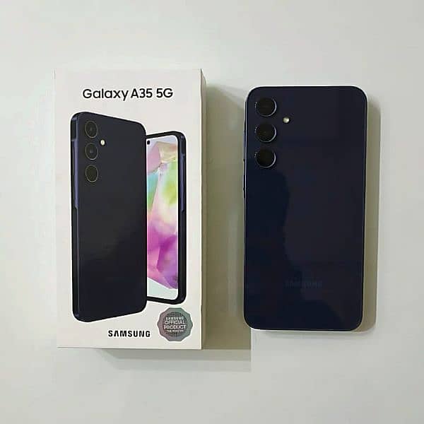 Samsung A35 5G Official PTA Approved 8gb Ram 256gb Rom  1 year warenty 0