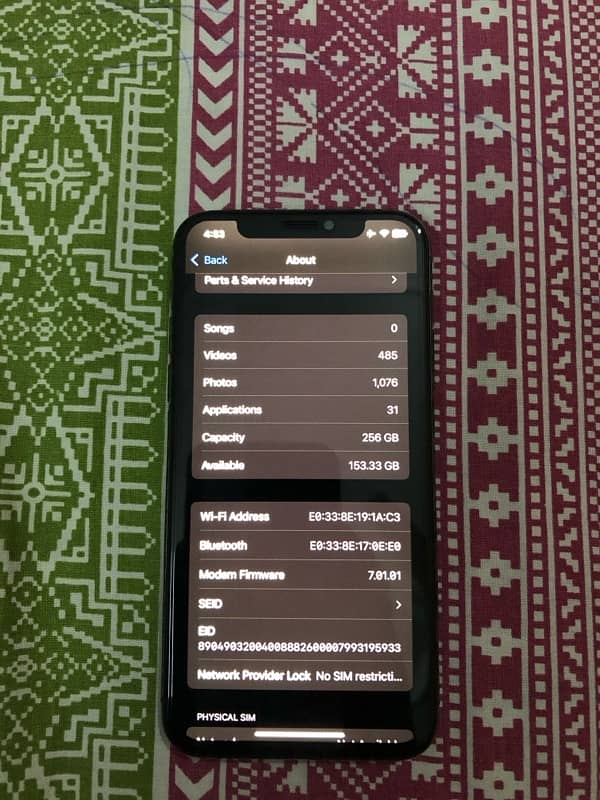 iphone xs 256 gb bh76 8/10 condition 3