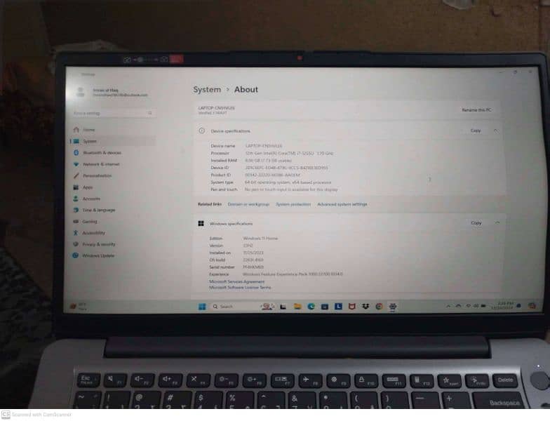 Lenovo 12th Gen Intel (R) Core (TM) i7 13