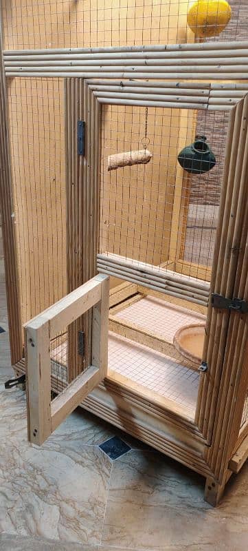 Modern Parrots Cage with Light 5