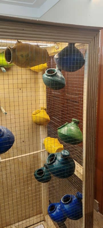 Modern Parrots Cage with Light 14