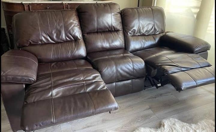 7 seater slightly used recliner sofa 2