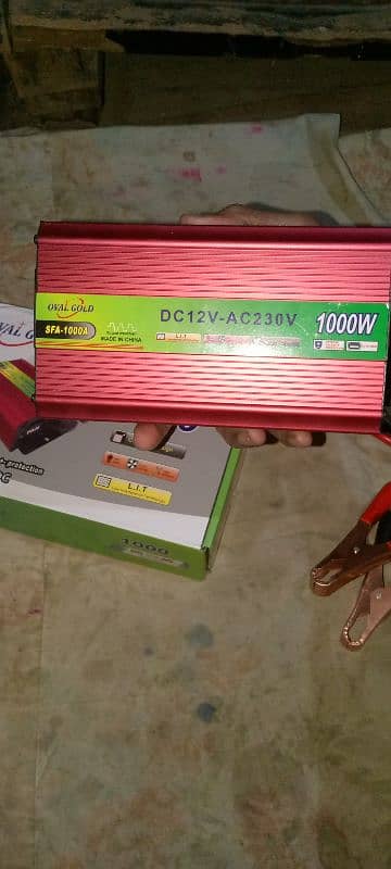 Inverter 1000W 12 volt DC to 220 volt ac 3