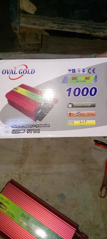 Inverter 1000W 12 volt DC to 220 volt ac 5