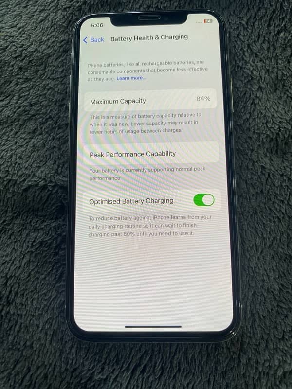 iphone X 64 gb pta Approve 6