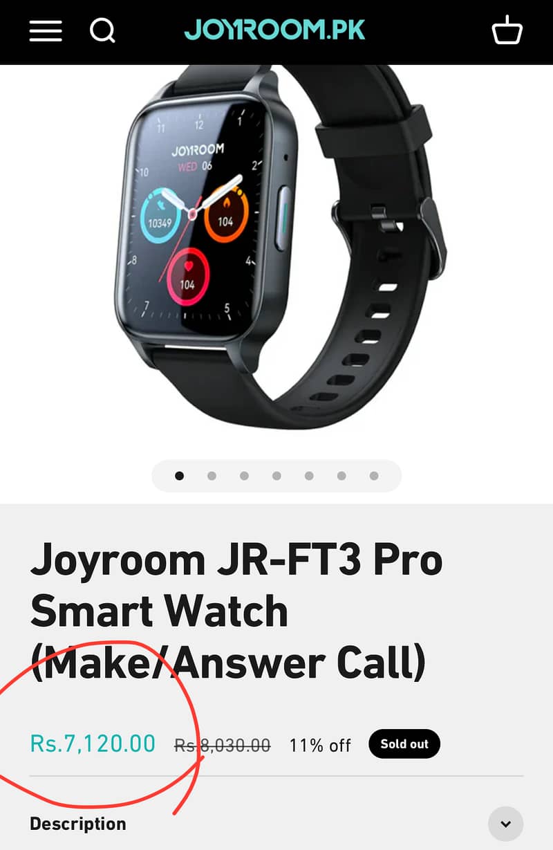 Joyroom FT3Pro - Smart Watch 4