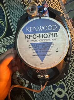 Original kenwood kfc-hq718 two