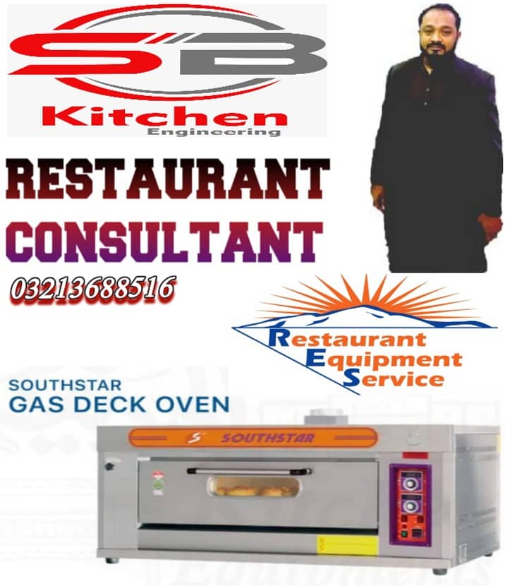 Pizza & Fast Food Restaurants Consultant Pizza oven / Deep Fryer 2