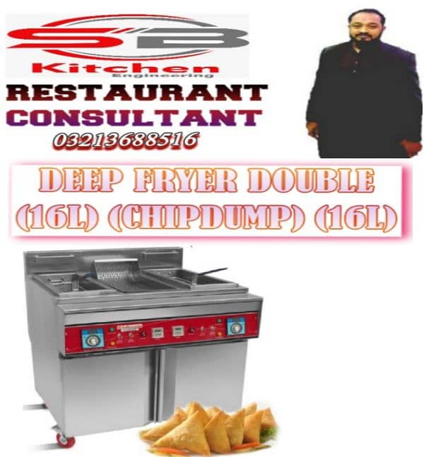 Pizza & Fast Food Restaurants Consultant Pizza oven / Deep Fryer 7