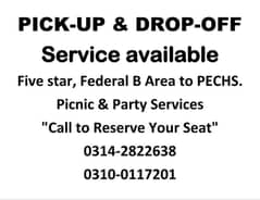 Pick-up & Drop-up service