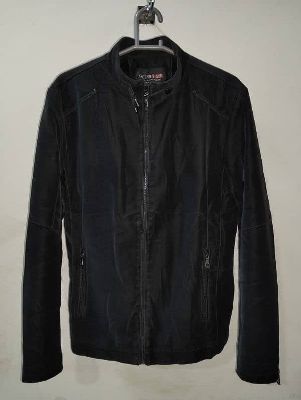 Velvet like material jacket for men 0