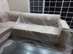 L shaped 7 seater sofa set 100% new