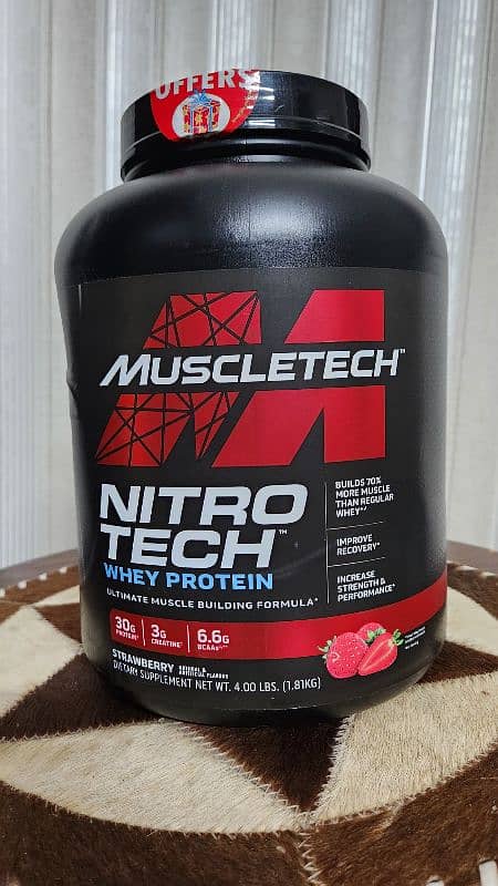 Muscletech Nitro tech Whey Protein 0