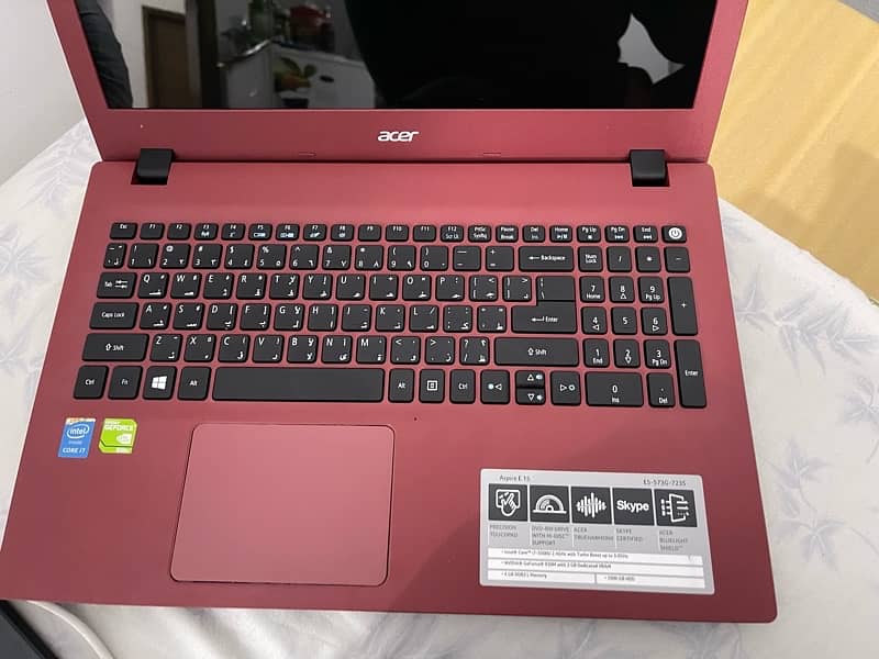 Acer aspire E 15 10