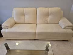 leather sofa set 321