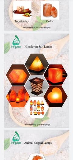 Crafted Lamps and animal shaped Lamps made up of Pink Himalayan Salt