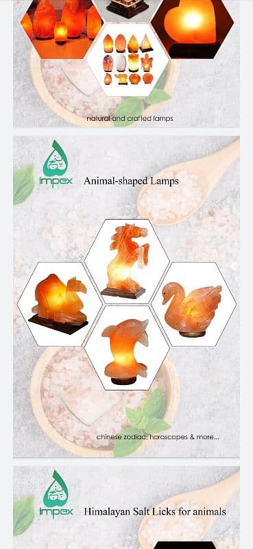 Crafted Lamps and animal shaped Lamps made up of Pink Himalayan Salt 1