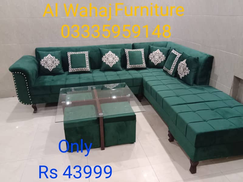 L Shape Sofa/Corner Sofa Set/Luxury Sofa Set/8 Seater L Sofa Set 1