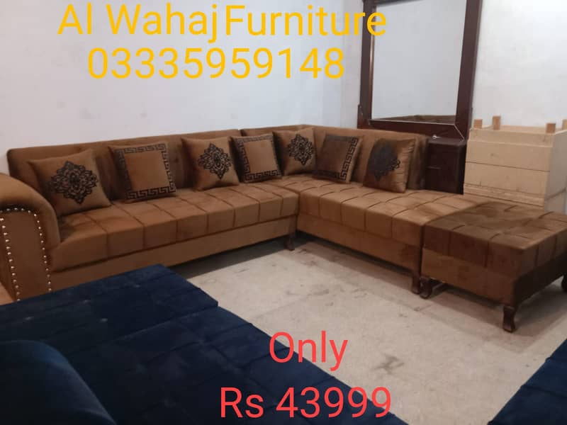 L Shape Sofa/Corner Sofa Set/Luxury Sofa Set/8 Seater L Sofa Set 2