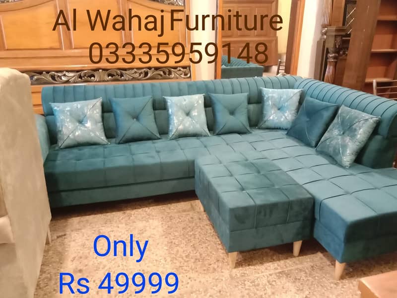 L Shape Sofa/Corner Sofa Set/Luxury Sofa Set/8 Seater L Sofa Set 9