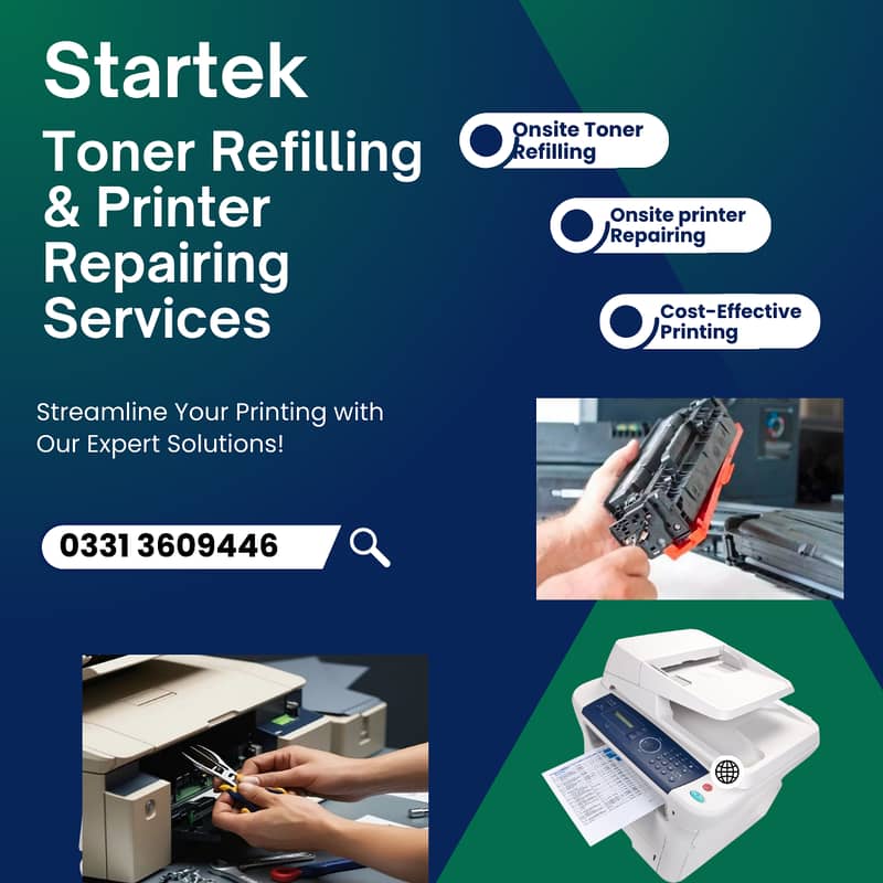 Toner Refilling and Repair Service/Printer service and repair 1