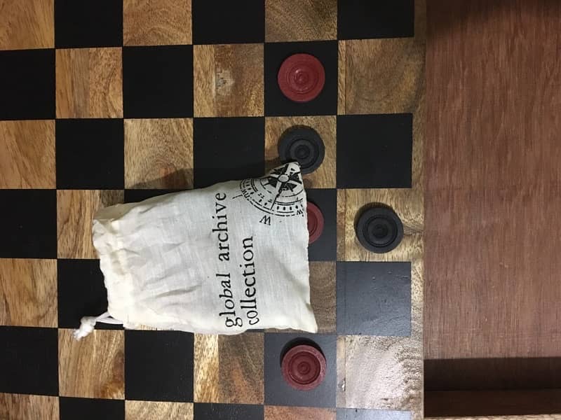 C Table checkerboard side table 1