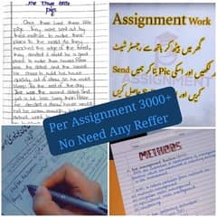 Handwritten Assignment And Typing Data Entry Work