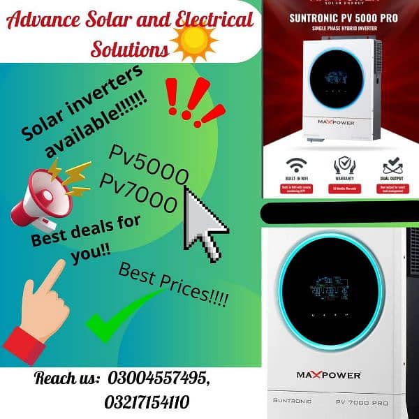 pv5000 4kw inverter with dual output 0