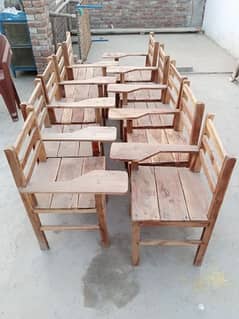 wooden school chair