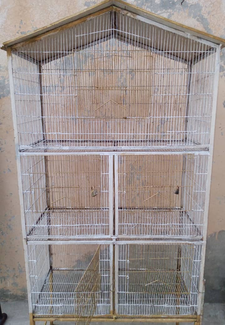 One wood & two iron cages for sale 2