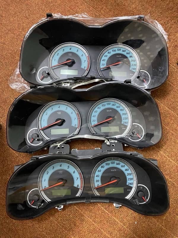 Altis Blue speedometer 0